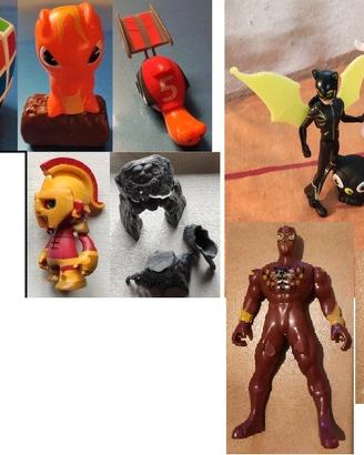 Lotto di varie Action Figure giocattolo personaggi