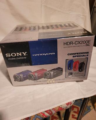 Videocamera sony HDR-CX200E imballata