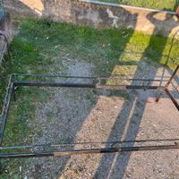 Struttura letto in ferro battuto vintage