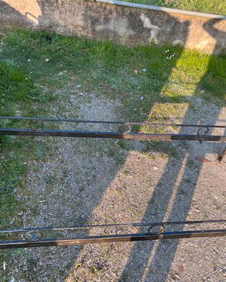 Struttura letto in ferro battuto vintage