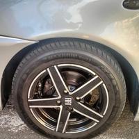 Cerchi in lega 14" Diamantati-Nero 4x98Fiat Lancia