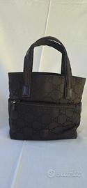 Gucci Borsa Mini in Tela Marrone Monogram