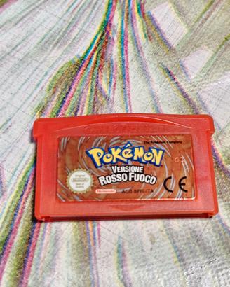 Cartuccia pokemon rosso fuoco