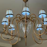 Lampadario 8 luci stile classico