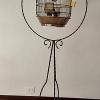 gabbia con trespolo 