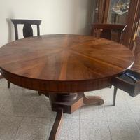 Tavolo fine ‘800 in noce
