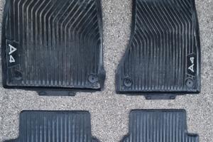 tappettini audi a 4 in gomma originali