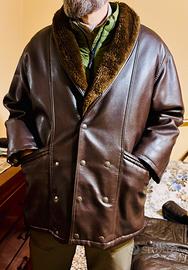 Montone uomo marrone taglia 50