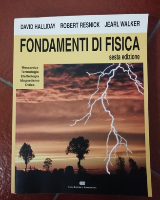 Libro "FONDAMENTI DI FISICA"