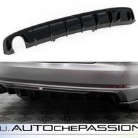 Spoiler posteriore Audi A4 S-line B9 scarico sing