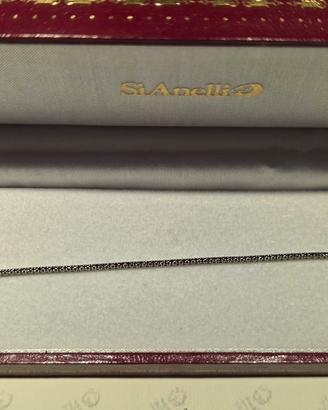 bracciale tennis oro e diamanti 