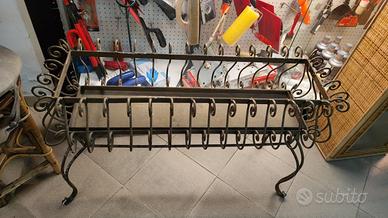 Fioriera in ferro battuto