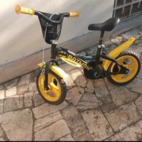 Bici da bambino batman 12 pollici con rotelle