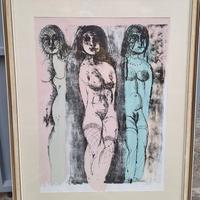 Litografia Bruno Cassinari