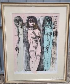 Litografia Bruno Cassinari
