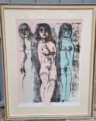 Litografia Bruno Cassinari