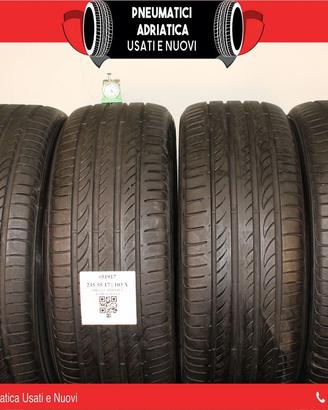 4 Gomme 235 55 R 17 Pirelli al 72% SPED GRATIS