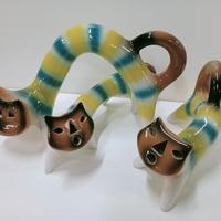 Roberto Rigon gatti in ceramica 