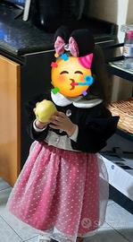Vestiti bambina Minnie sartoriale