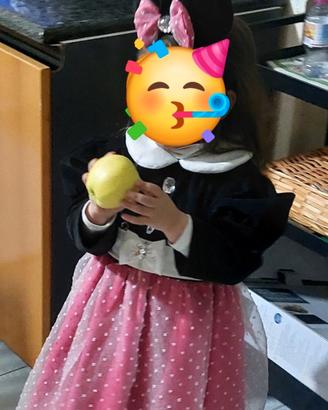 Vestiti bambina Minnie sartoriale