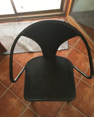 sedie originali dialma brown in ferro nero