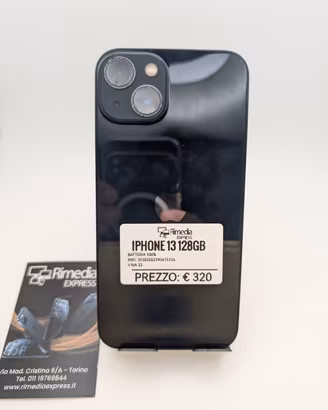 iPhone 13 128GB nero usato garanzia 