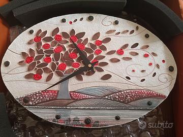 orologio da parete cartapietra