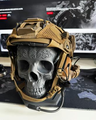 CASCO TATTICO SOFTAIR – CONFIGURAZIONE PRO