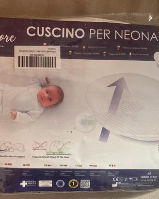 Cuscino neonati testa piatta e anti soffoco USATO