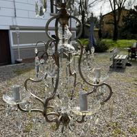 Lampadario di cristallo anni 40’