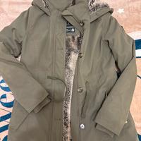 Parka verde militare donna