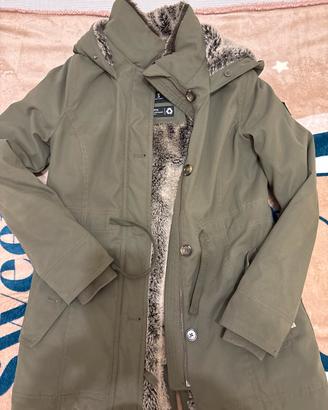 Parka verde militare donna