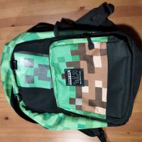 zaino scuola Minecrafr