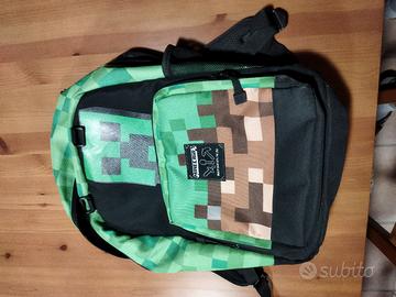 zaino scuola Minecrafr