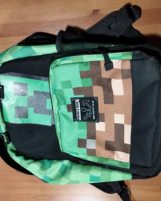 zaino scuola Minecrafr