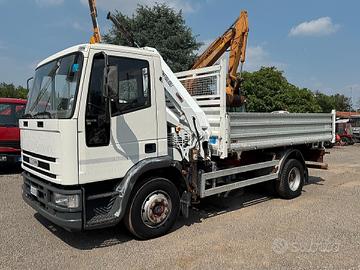 IVECO Eurocargo 120E15 con Ribaltabile e Gru BONFI
