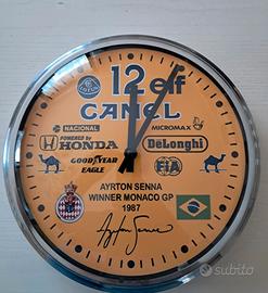  Ayrton Senna orologio da parete 