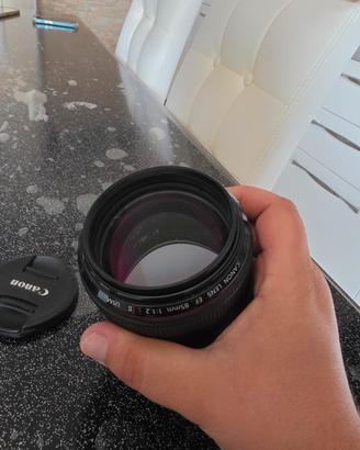 Canon EF 85mm f/1.2 L II USM (AF bloccato) + Box