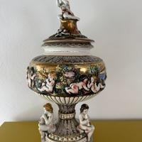 Vaso manifattura Capodimonte anni 50