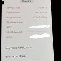 cellulare samsung S23