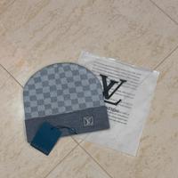 Berretto Louis Vuitton Petit Damier Grigio