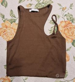 Top marrone Pull&bear 