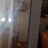 Armadio bianco/vetro a specchio ikea
