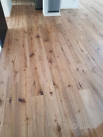 Rovere Fumè verniciato maxiplancia prima scelta