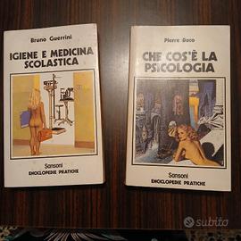 lotto di due libri della Sansoni enciclopedie prat