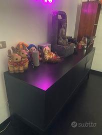 Credenza madia buffet IKEA  - Marrone-Nero