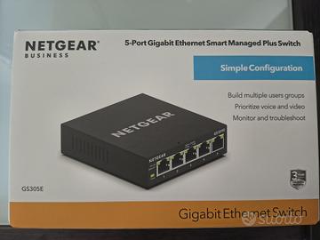 [VENDUTO] Netgear GS305E - 5-Port Gigabit Ethernet