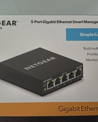 [VENDUTO] Netgear GS305E - 5-Port Gigabit Ethernet