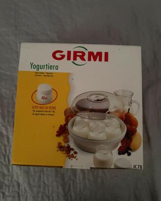 Yogurtiera Girmi JC70 con 7 vasi in vetro