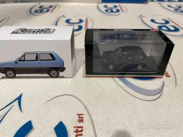 R611-03 MODELLINO FIAT PANDA 750L 1986 BLU LORD